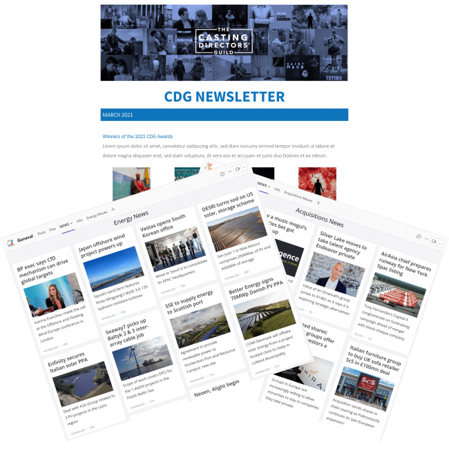 Newsletters & News Flow